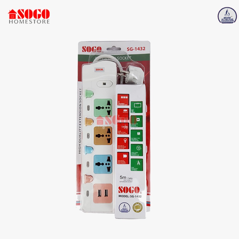 Sogo Extension Socket SG-1432
