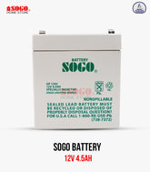 Battery For Sogo Rechargeable Floor Fan (JPN-633)