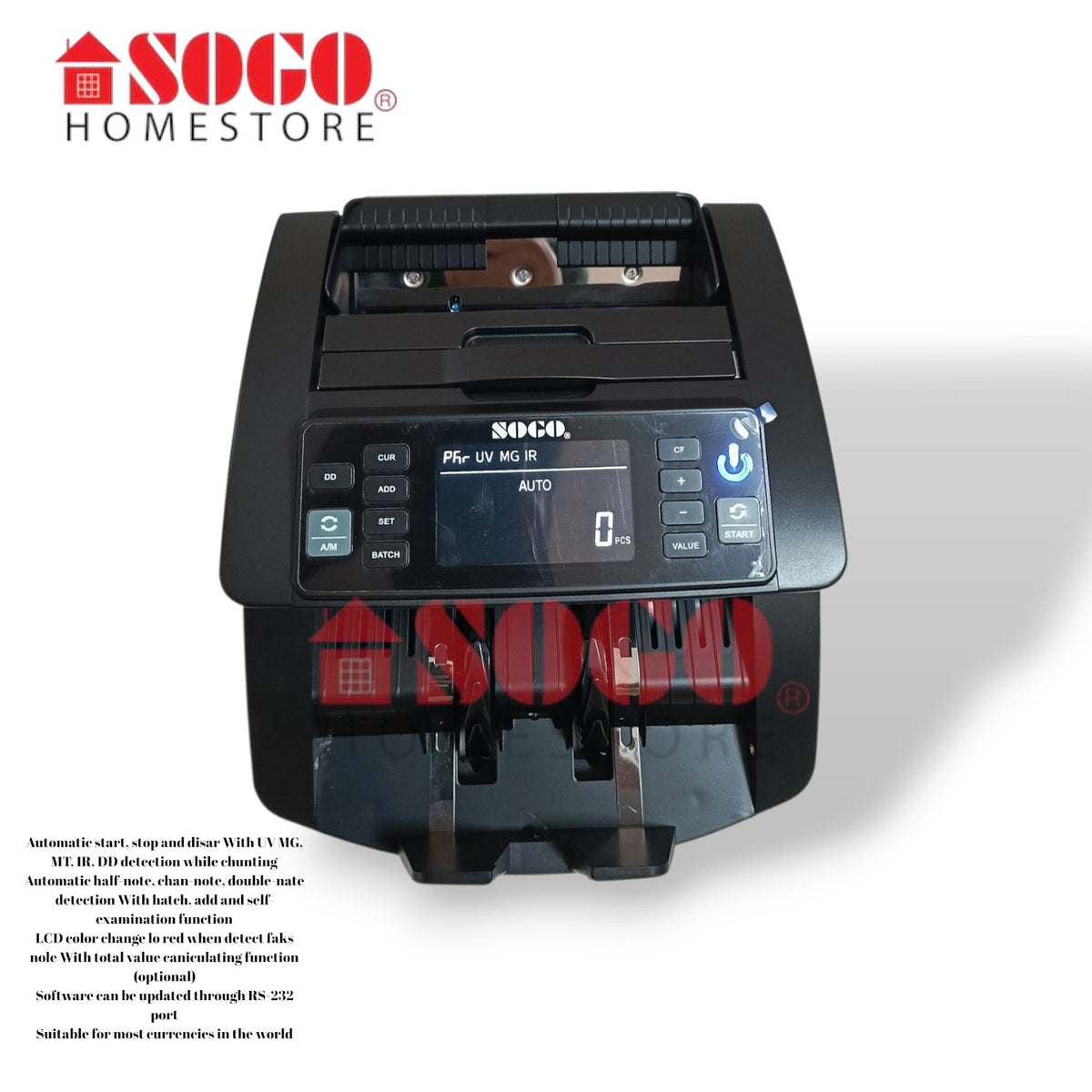 Sogo Sg-1000 Rechargeable Bill Counter