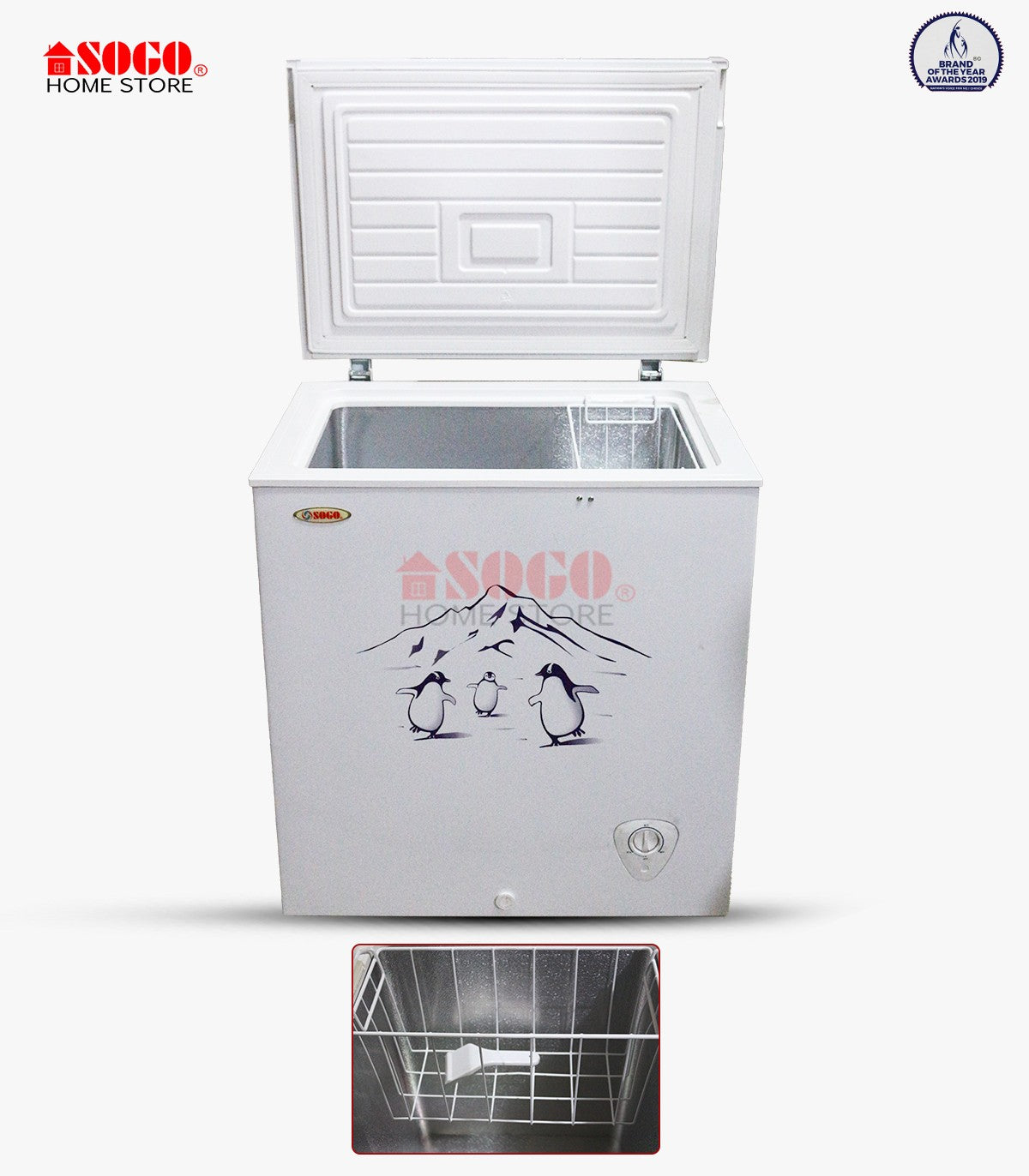 Sogo Solar (12v) Volt Chest Freezer/Deep Freezer 150 Liters