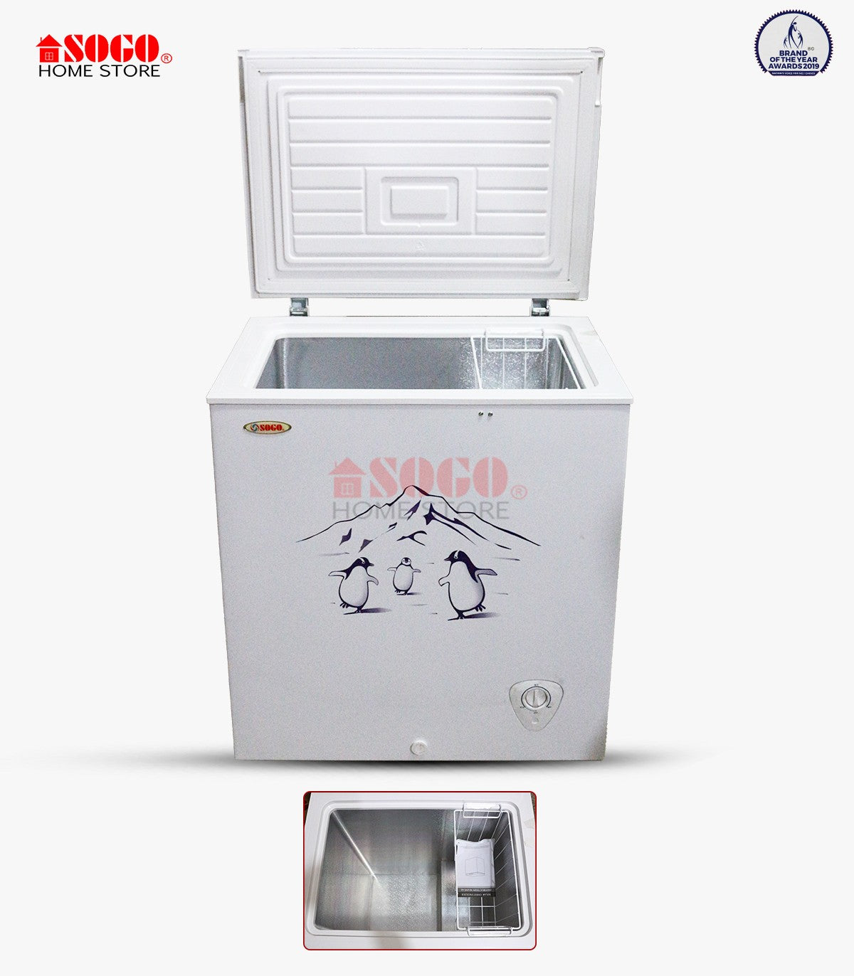 Sogo Solar (12v) Volt Chest Freezer/Deep Freezer 150 Liters
